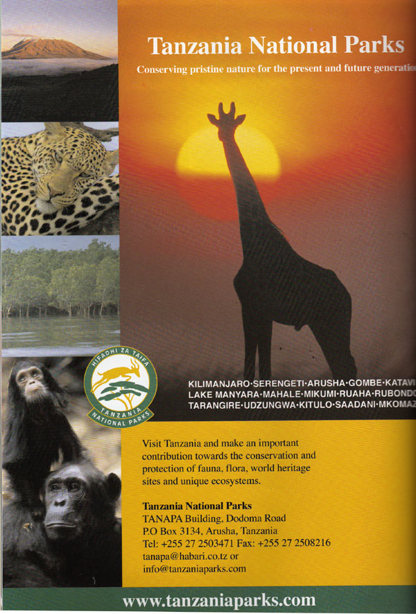 Tanzania National Parks Launches New Global Tourism Brochure